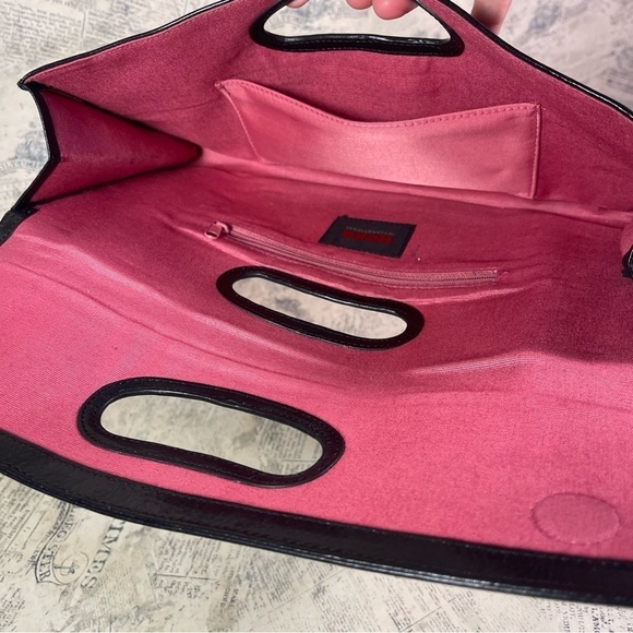 HOBO black leather clutch - Picture 8 of 13